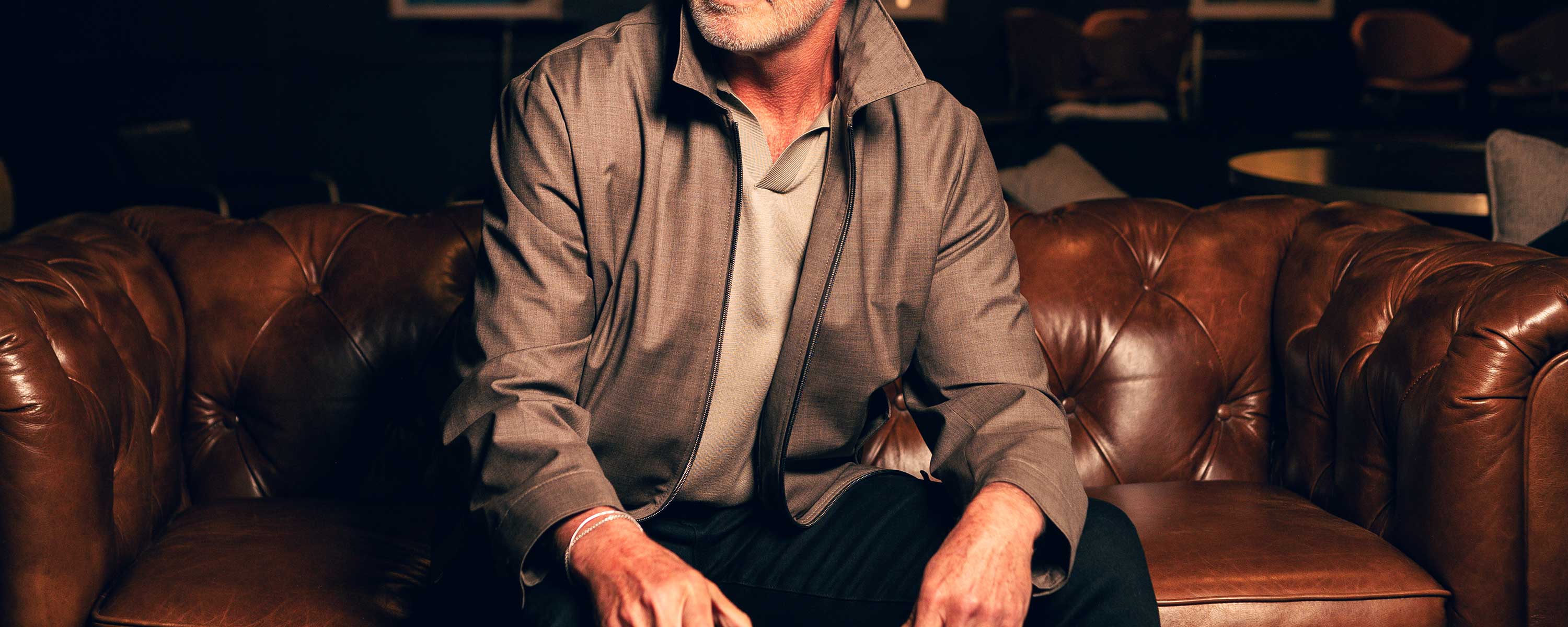 Gentleman in bespoke tuxedo